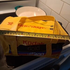 Vintage Kodak Yellow and Black Cooler Bag